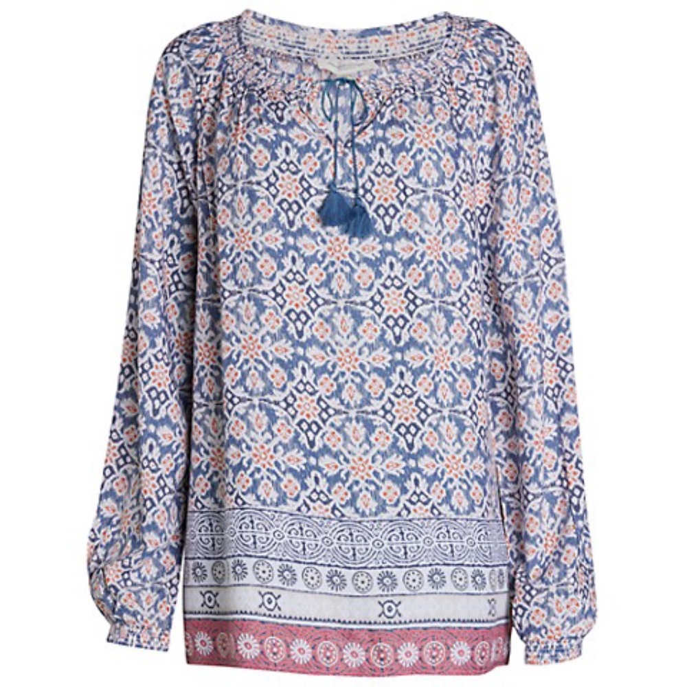 Louisa Floral Tie Blouse